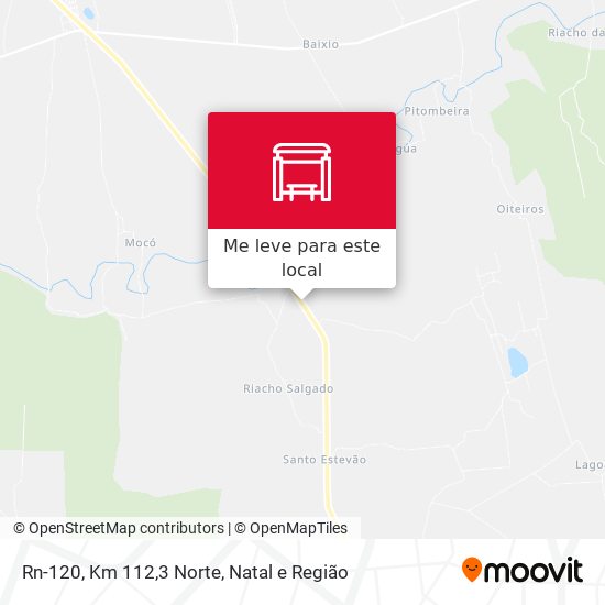 Rn-120, Km 112,3 Norte mapa