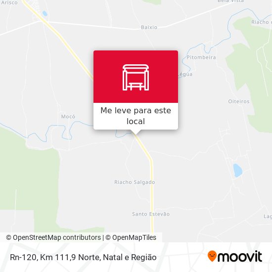 Rn-120, Km 111,9 Norte mapa