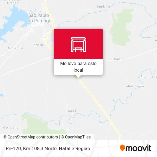 Rn-120, Km 108,3 Norte mapa