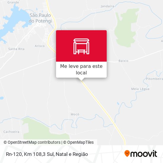 Rn-120, Km 108,3 Sul mapa