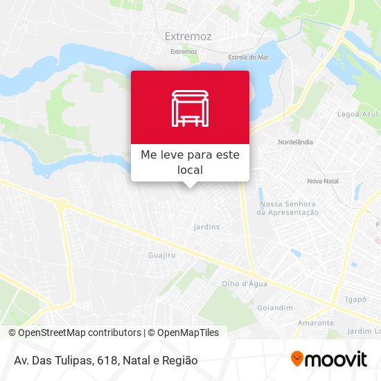 Av. Das Tulipas, 618 mapa