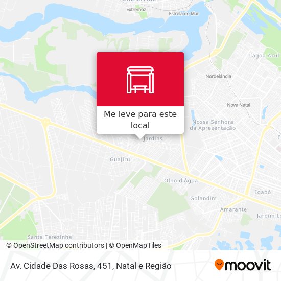 Av. Cidade Das Rosas, 451 mapa