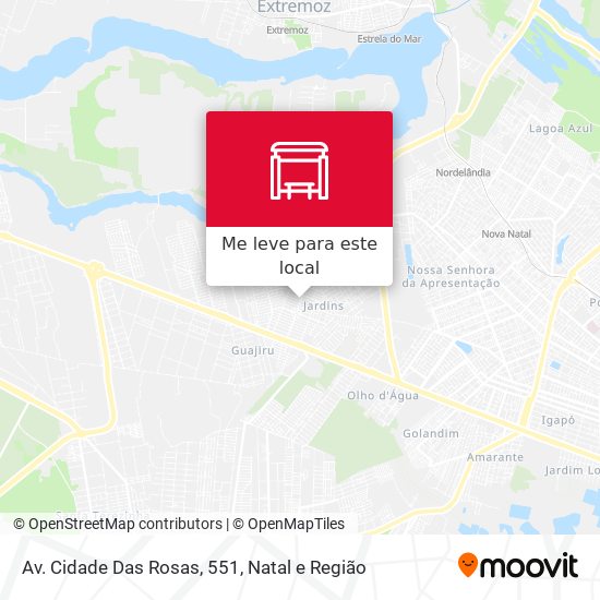 Av. Cidade Das Rosas, 551 mapa