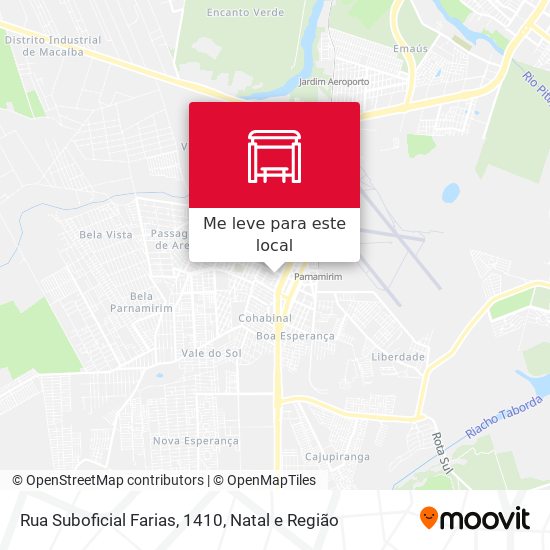 Rua Suboficial Farias, 1410 mapa