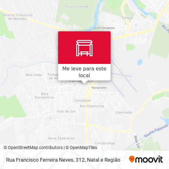 Rua Francisco Ferreira Neves, 312 mapa