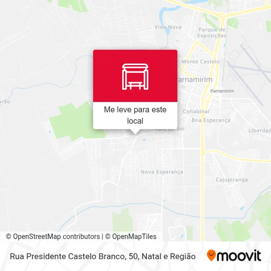 Rua Presidente Castelo Branco, 50 mapa