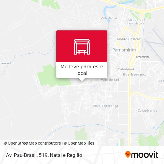 Av. Pau-Brasil, 519 mapa