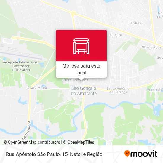 Rua Apóstolo São Paulo, 15 mapa