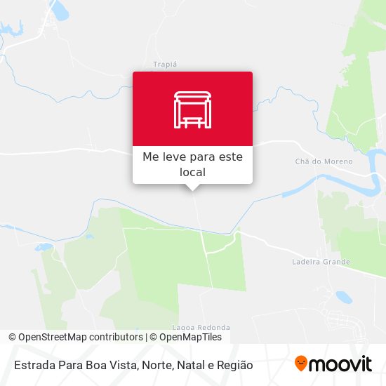 Estrada Para Boa Vista, Norte mapa