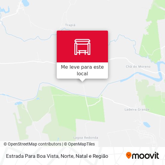 Estrada Para Boa Vista, Norte mapa