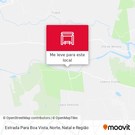 Estrada Para Boa Vista, Norte mapa