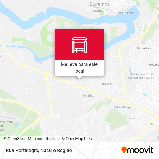 Rua Portalegre mapa