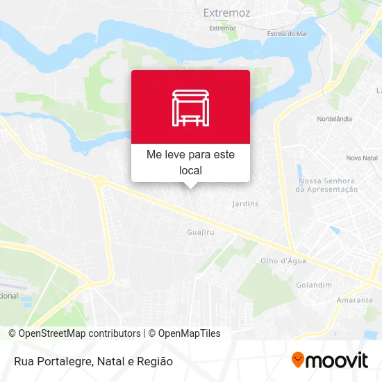 Rua Portalegre mapa