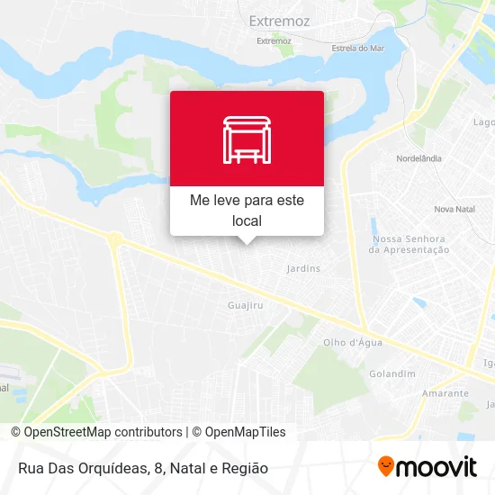 Rua Das Orquídeas, 8 mapa