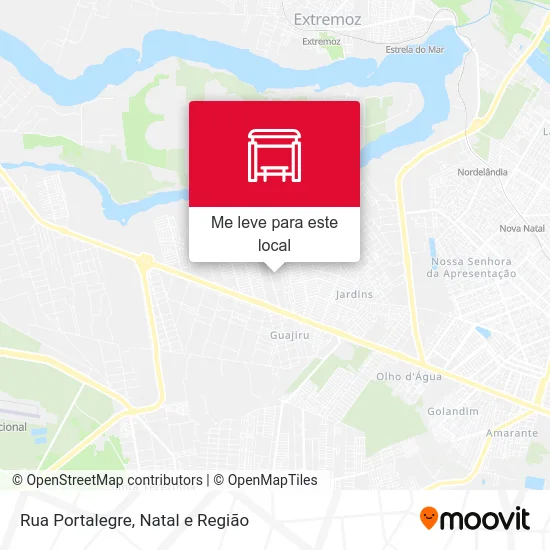 Rua Portalegre mapa