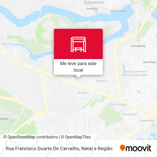Rua Francisco Duarte De Carvalho mapa