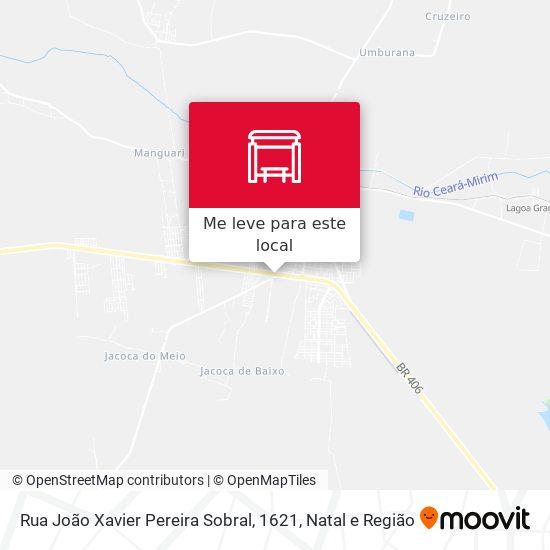 Rua João Xavier Pereira Sobral, 1621 mapa