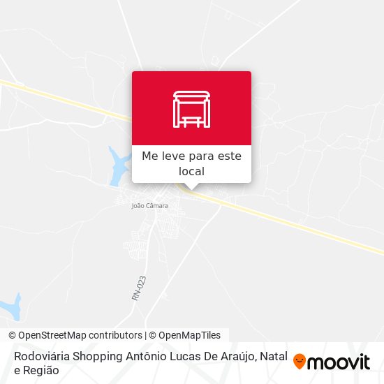 Rodoviária Shopping Antônio Lucas De Araújo mapa