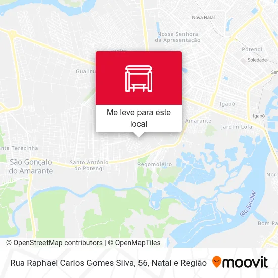 Rua Raphael Carlos Gomes Silva, 56 mapa