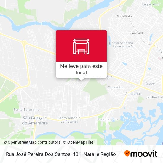 Rua José Pereira Dos Santos, 431 mapa