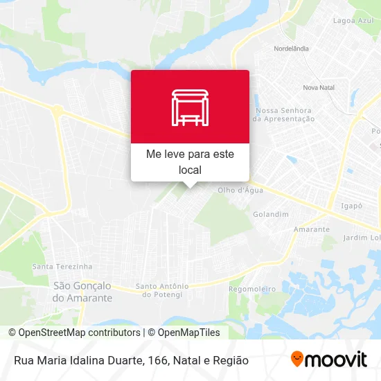 Rua Maria Idalina Duarte, 166 mapa