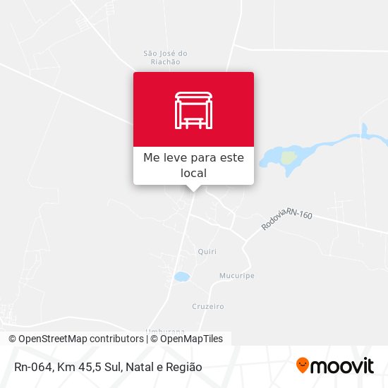 Rn-064, Km 45,5 Sul mapa