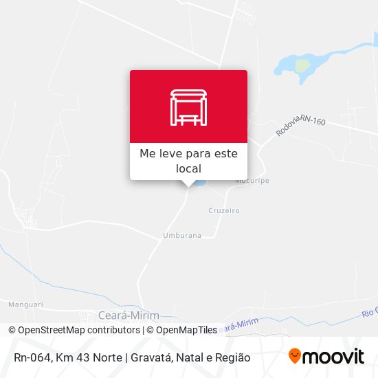 Rn-064, Km 43 Norte | Gravatá mapa