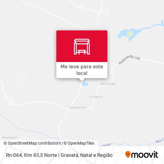 Rn-064, Km 43,3 Norte | Gravatá mapa