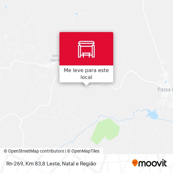 Rn-269, Km 83,8 Leste mapa