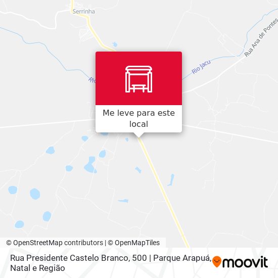 Rua Presidente Castelo Branco, 500 | Parque Arapuá mapa