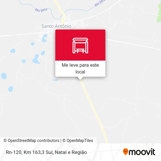 Rn-120, Km 163,3 Sul mapa
