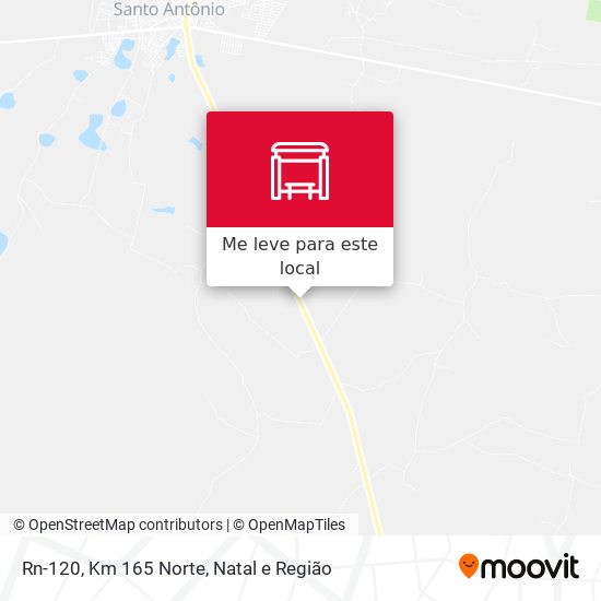 Rn-120, Km 165 Norte mapa