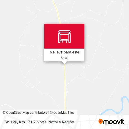 Rn-120, Km 171,7 Norte mapa