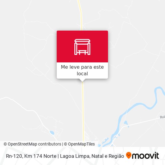 Rn-120, Km 174 Norte | Lagoa Limpa mapa