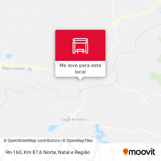 Rn-160, Km 87,6 Norte mapa