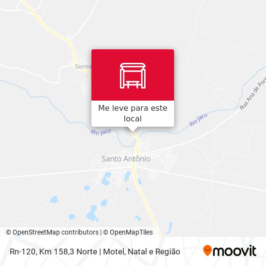 Rn-120, Km 158,3 Norte | Motel mapa