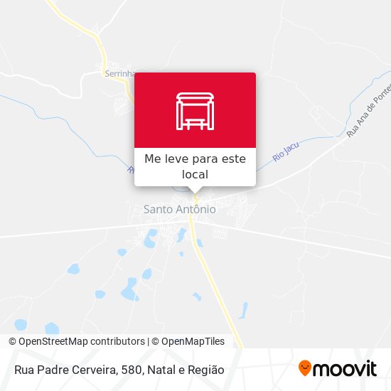 Rua Padre Cerveira, 580 mapa