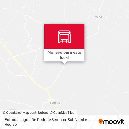Estrada Lagoa De Pedras / Serrinha, Sul mapa