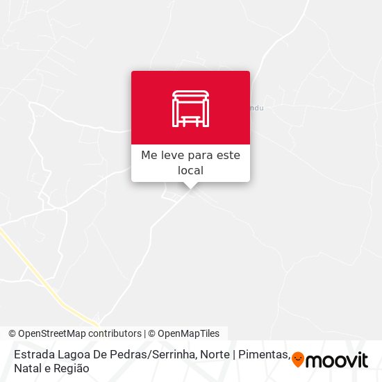 Estrada Lagoa De Pedras / Serrinha, Norte | Pimentas mapa