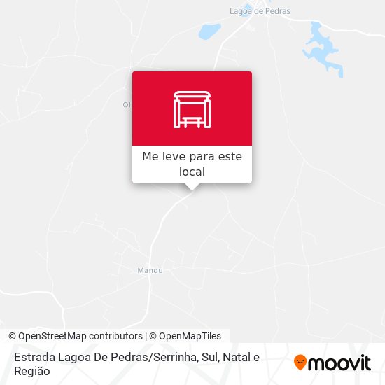 Estrada Lagoa De Pedras / Serrinha, Sul mapa