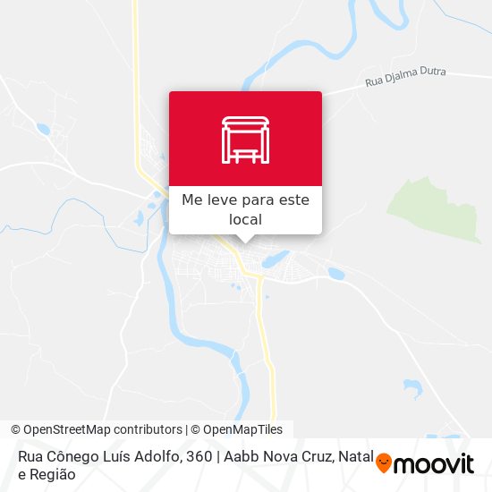 Rua Cônego Luís Adolfo, 360 | Aabb Nova Cruz mapa