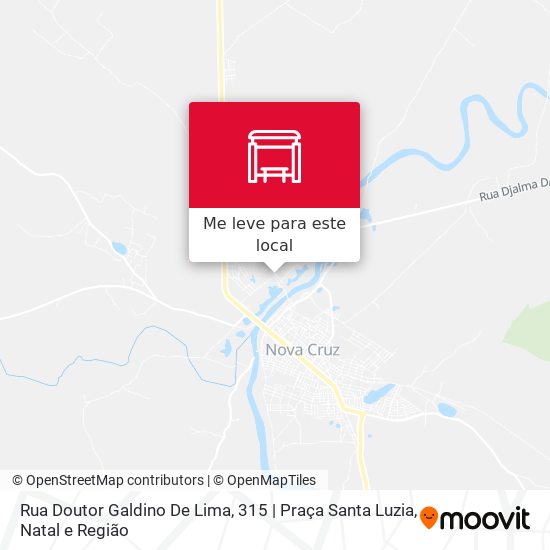 Rua Doutor Galdino De Lima, 315 | Praça Santa Luzia mapa