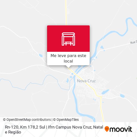 Rn-120, Km 178,2 Sul | Ifrn Campus Nova Cruz mapa