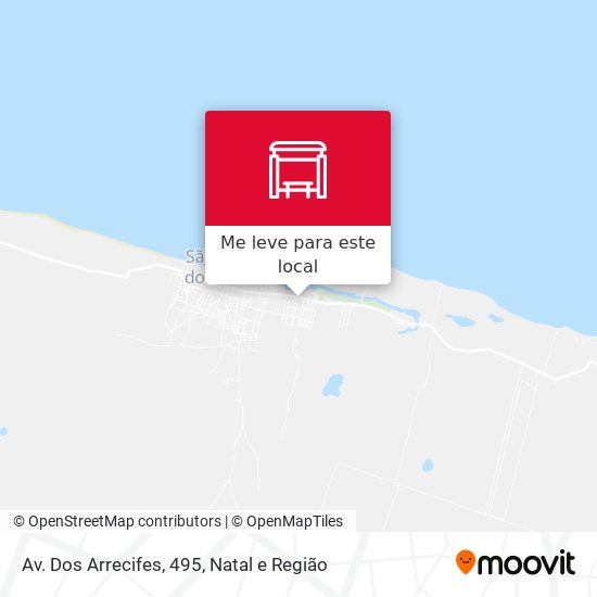 Av. Dos Arrecifes, 495 mapa