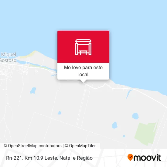 Rn-221, Km 10,9 Leste mapa