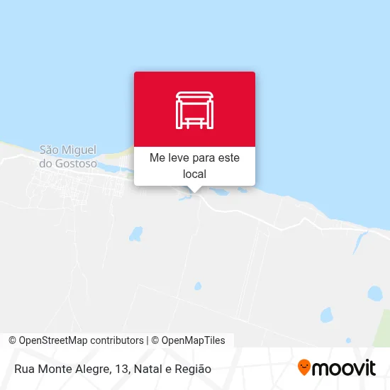 Rua Monte Alegre, 13 mapa