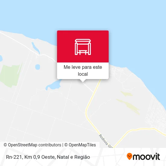 Rn-221, Km 0,9 Oeste mapa