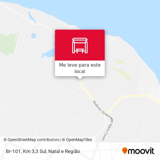 Br-101, Km 3,3 Sul mapa