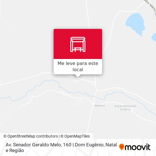 Av. Senador Geraldo Melo, 160 | Dom Eugênio mapa
