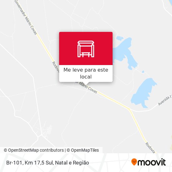 Br-101, Km 17,5 Sul mapa